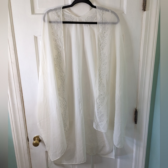 Tops - Sheer komono/swim cover up
